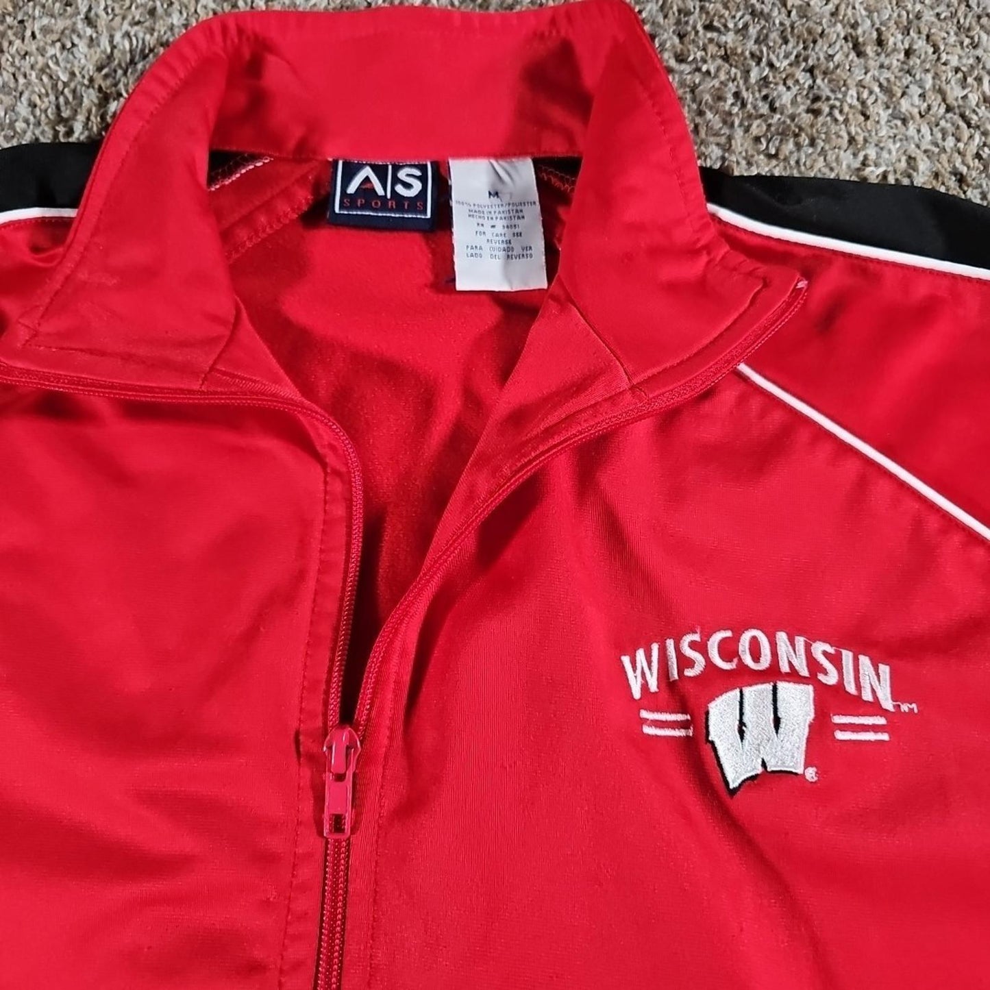 Wisconsin Badgers M Fullzip A S Sports