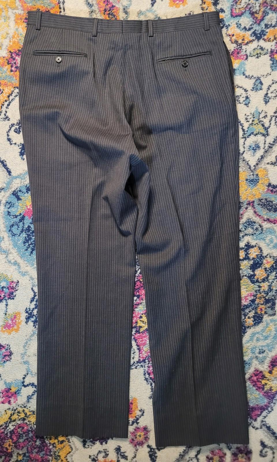 Tommy Hilfiger Mens 100% Soft Wool Suit Pants slacks 38/30
