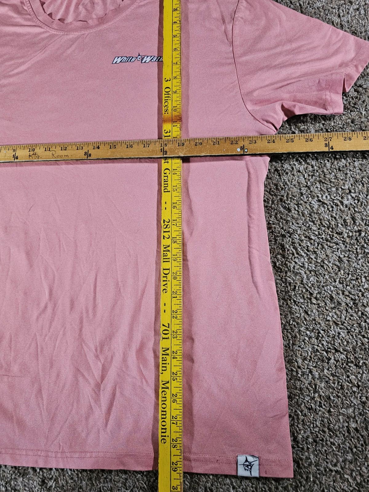White water gear fishing t-shirt pink Men (XL?) No Size