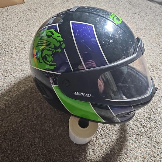 Arctic Cat Vintage 1997 snell M95   Snowmobile Helmet  size LG