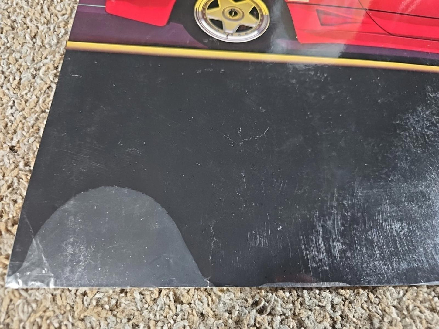 Vintage 1993 Original Ferrari Poster Scholastic Books USA 24x18