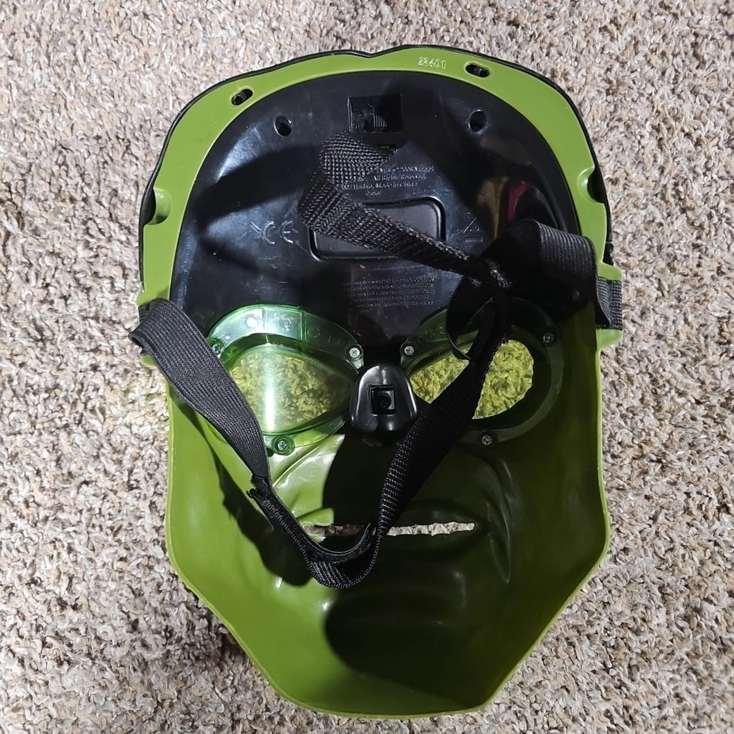 Marvel 2008 Hulk Smash Electronic Mask Hasbro Green Face