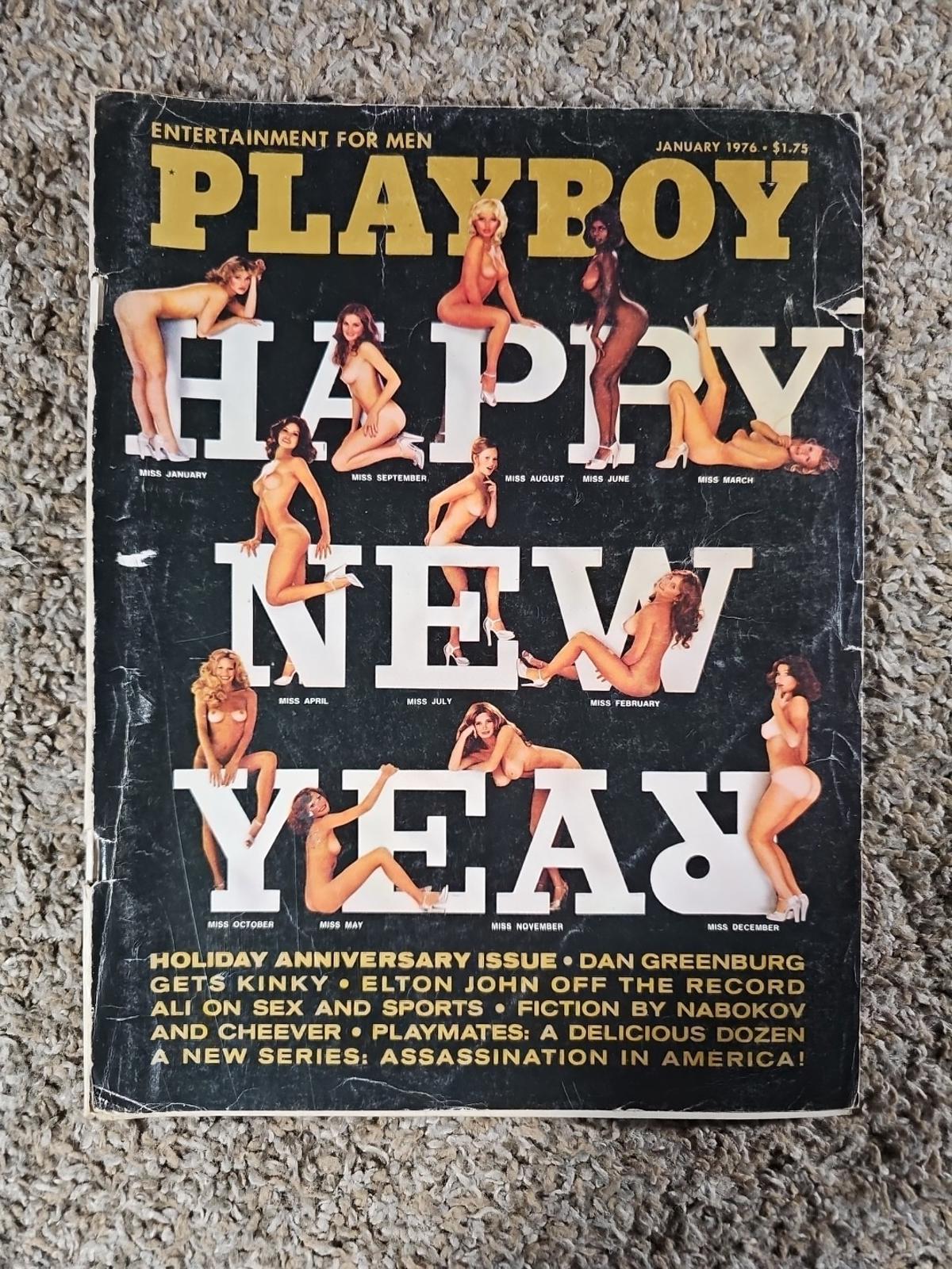 PLAYBOY JANUARY 1976 SPECIAL HOLIDAY ANNIVERSARY ISSUE With Elton John Interview