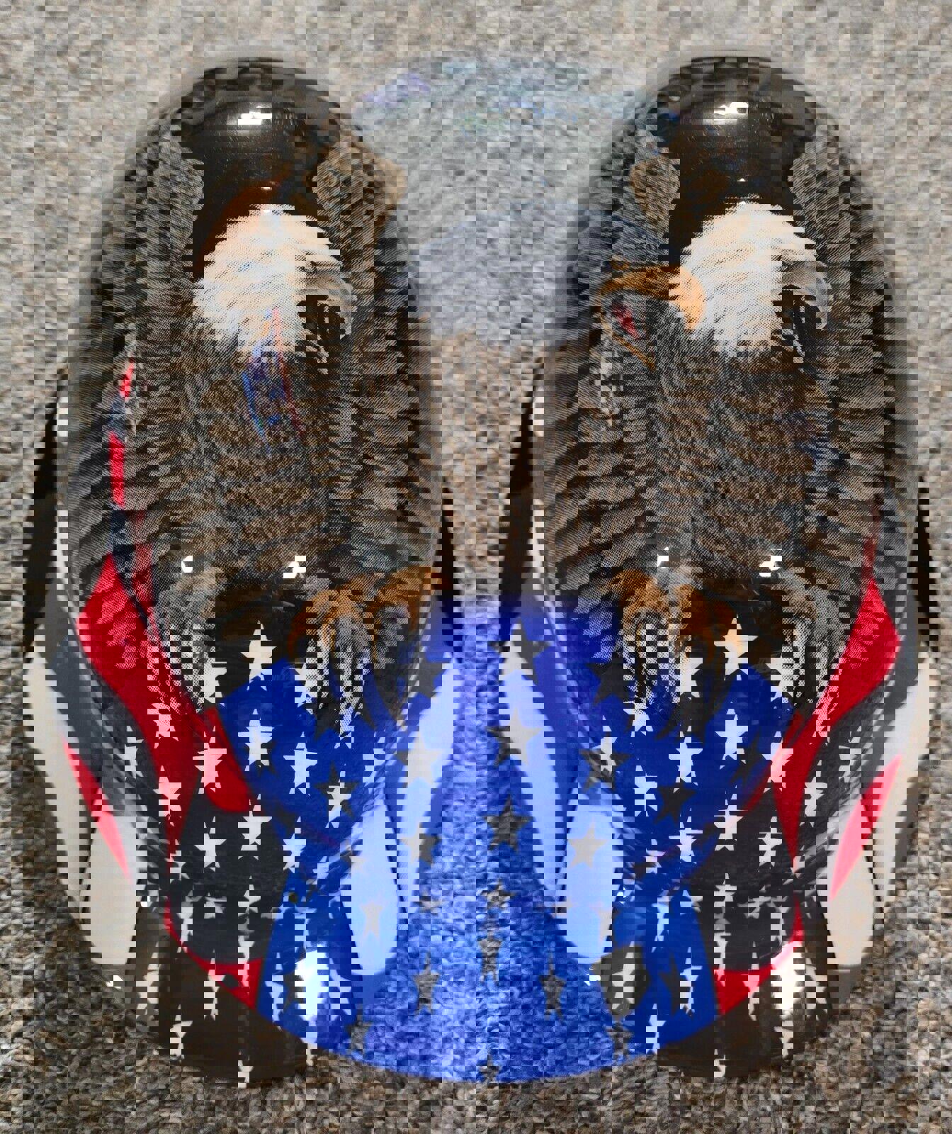 Honeywell Fibre Metal Hard Hat Eagle/American Flag Design Model #AHSI/ISEA