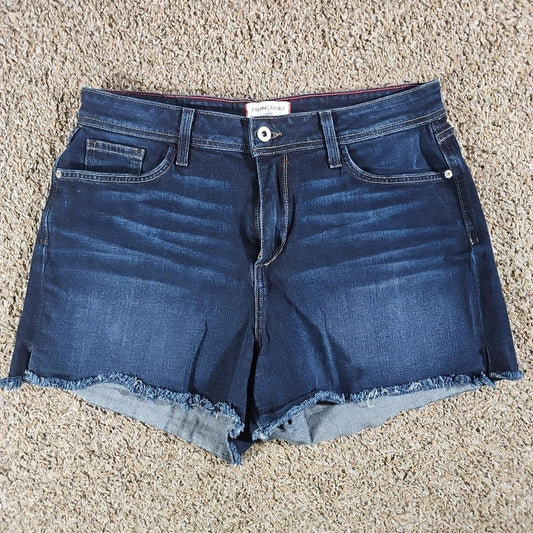 Fran Denim Ruby Sz 30 Cutoff Jean Shorts USA MADE