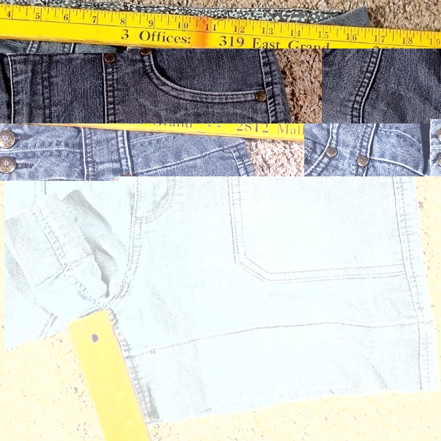 One 5 One Women’s Size 12 Five Pocket Denim Shorts