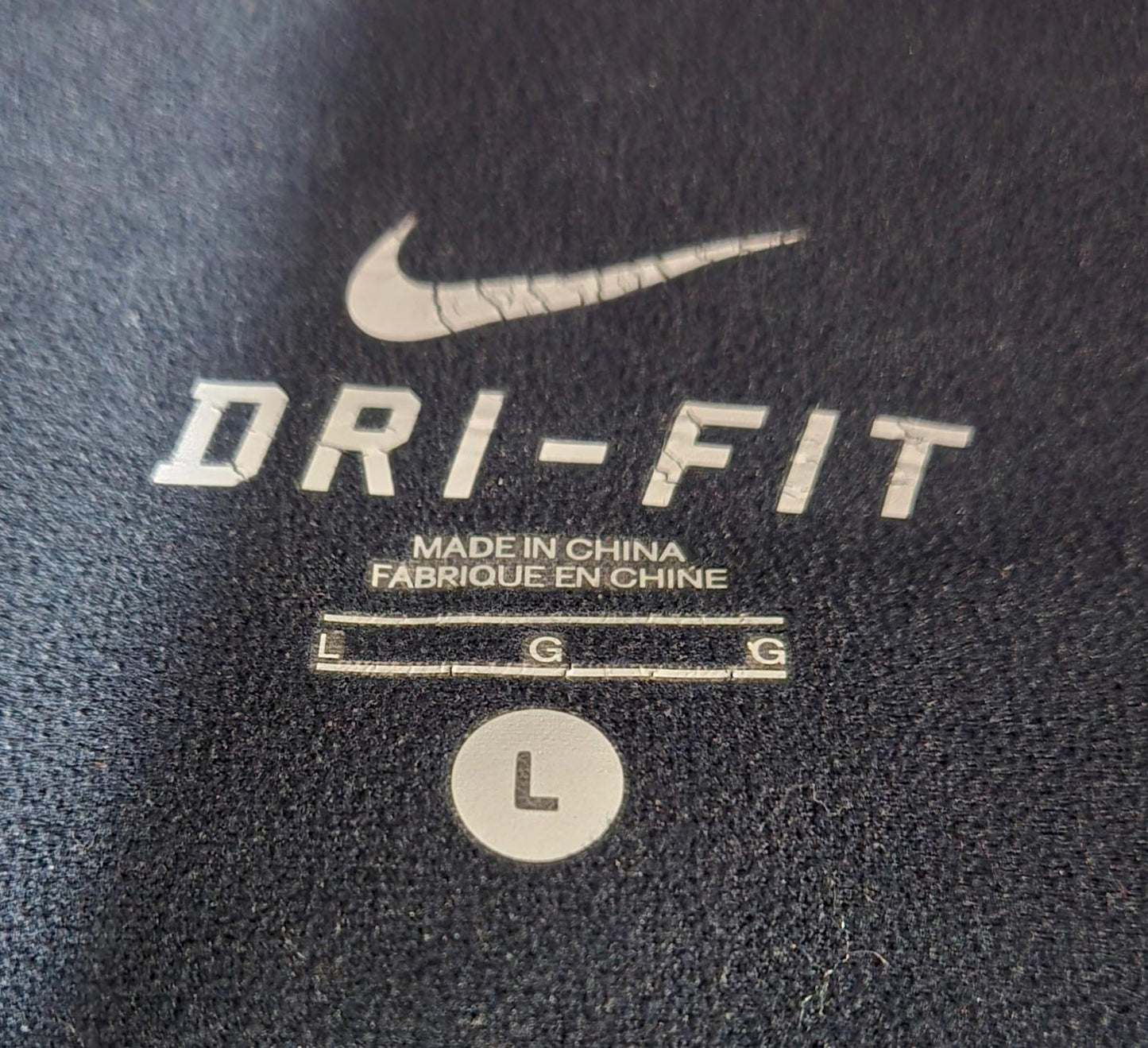 nike dri fit 1/4 zip L Zip Pocket Thumb Holes Dark Blue Gray