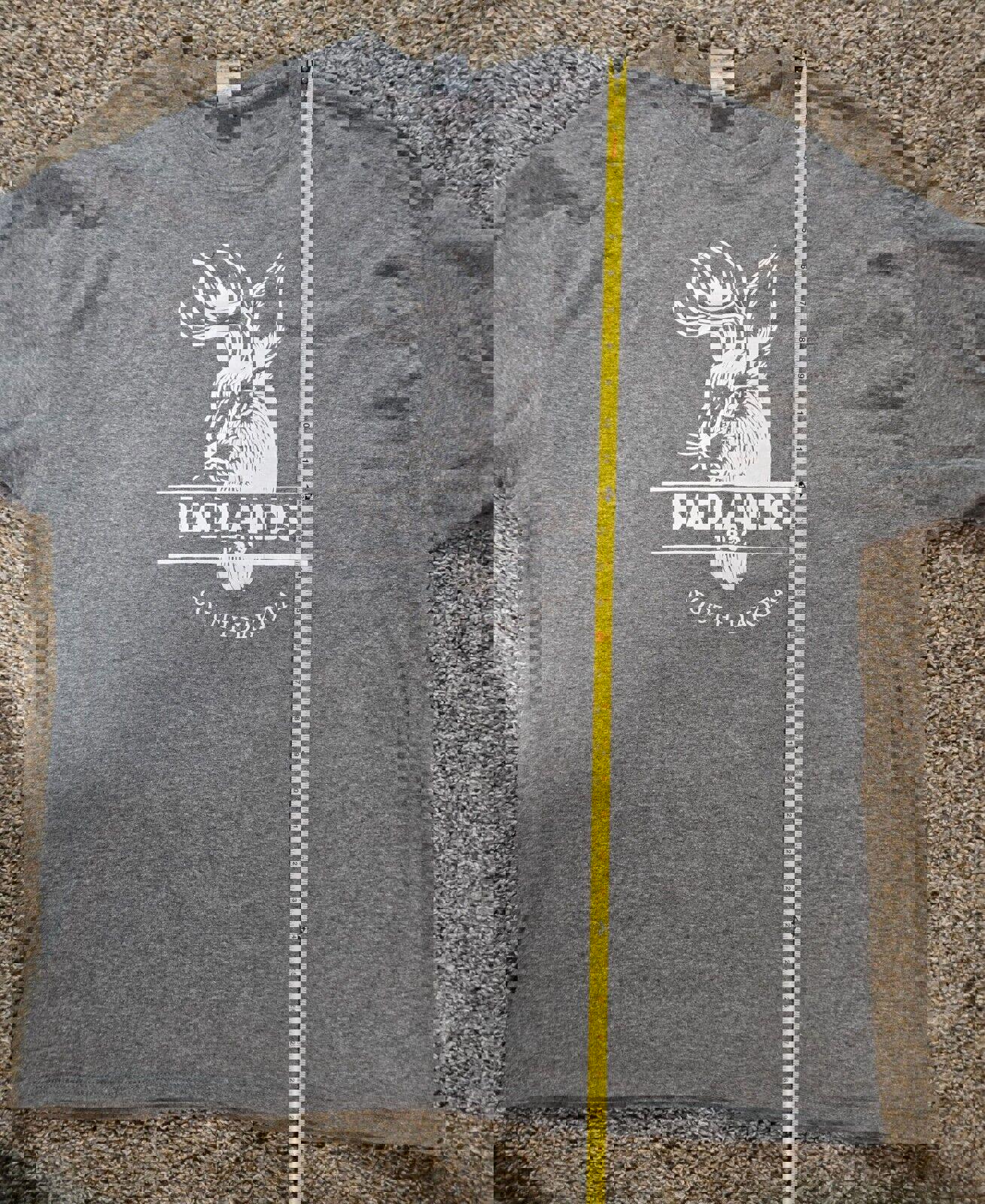 Gray Badlands South Dakota Jackalope TShirt Size XL