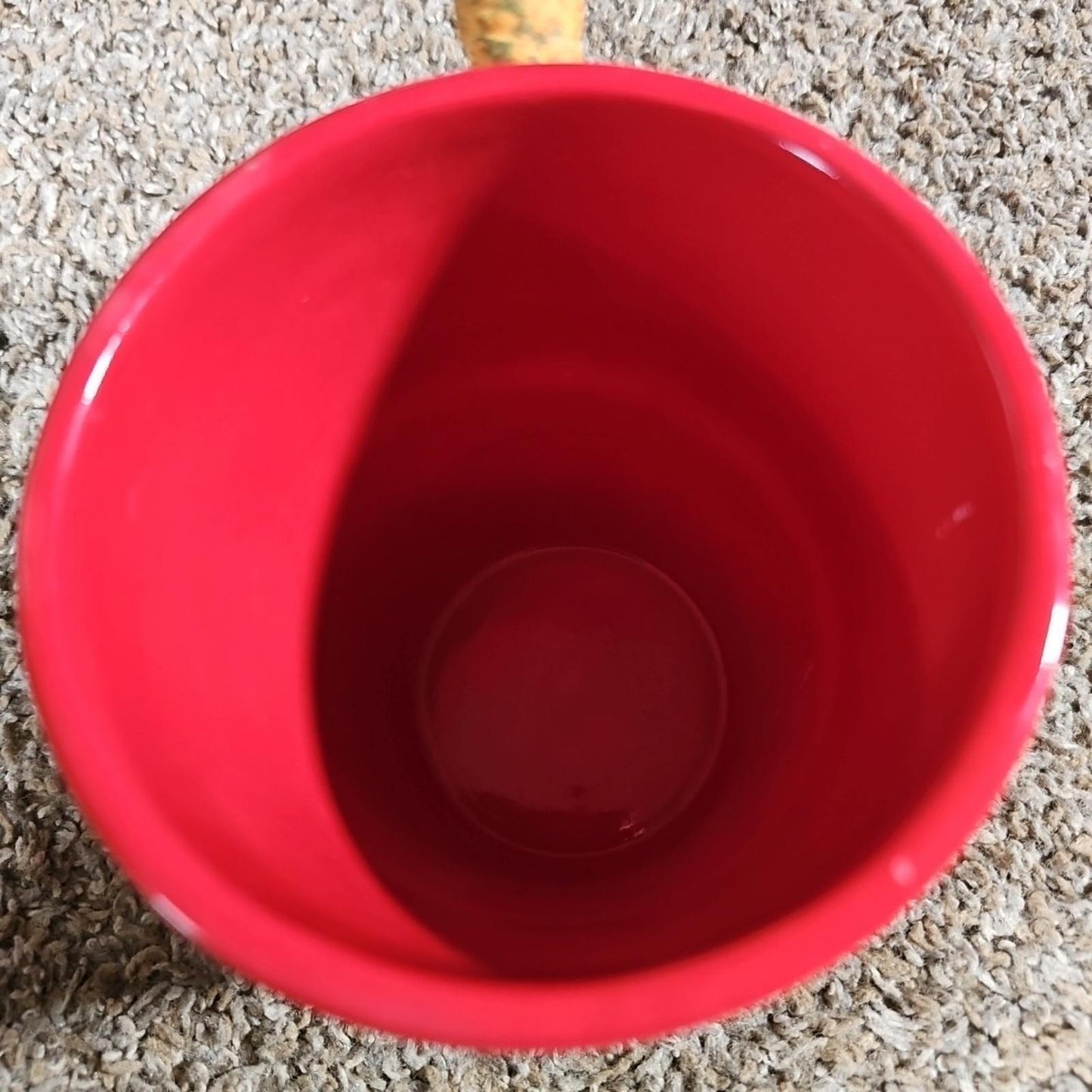 Fall Leaf Cider Mug Glazed Pottery Coffee Ceramic Foreside Festive Autumn Red