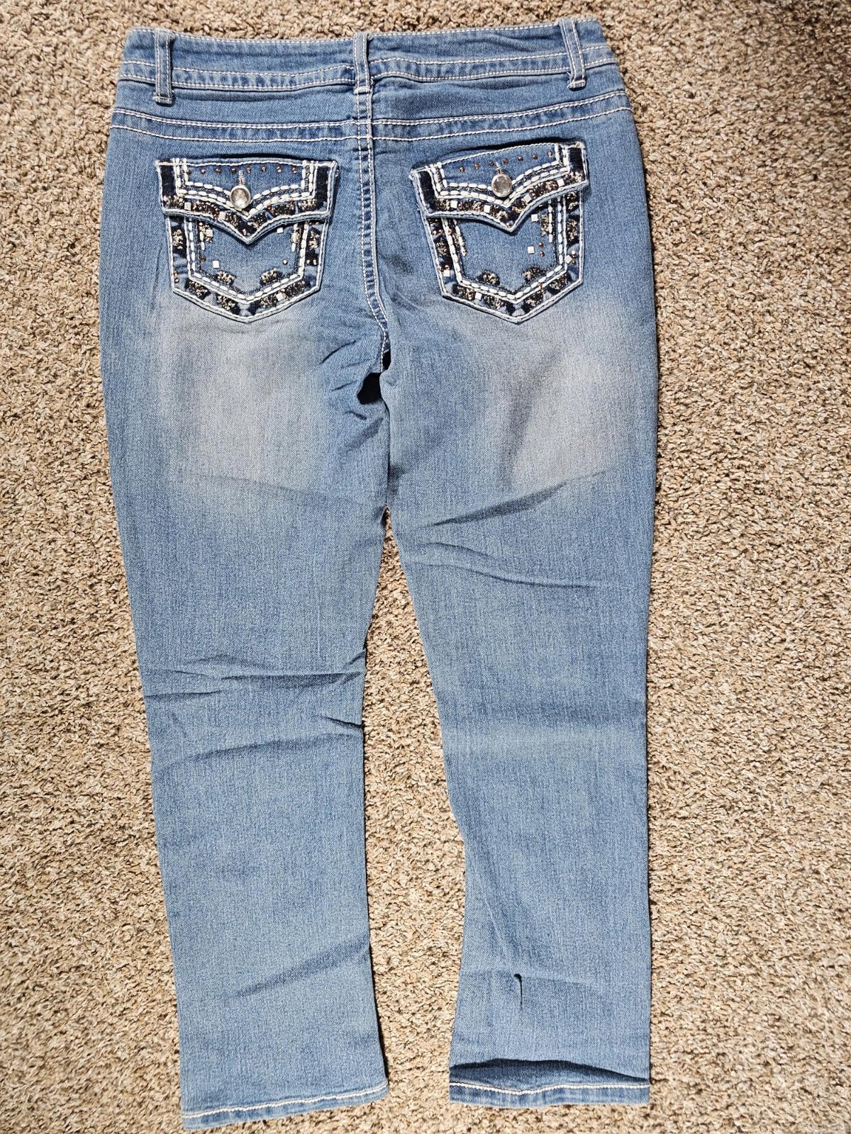 Blustitch Jeweled Sz 4 Jeans