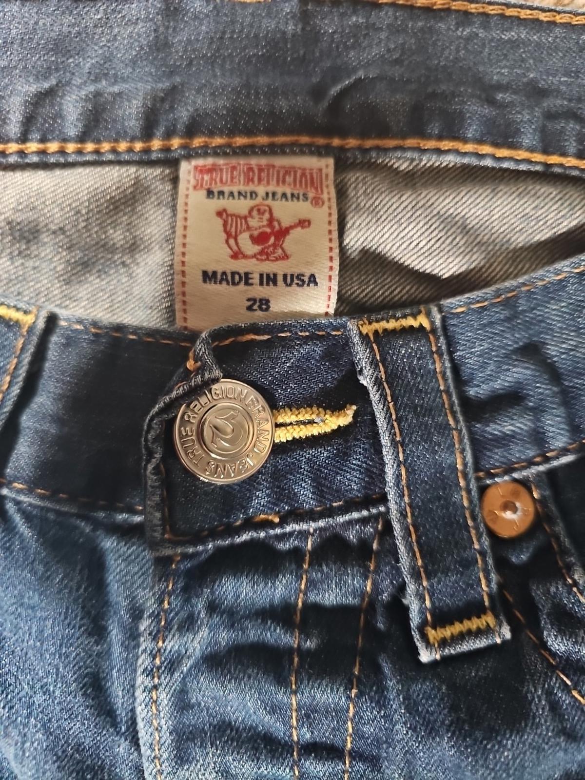 True Religion Jordan Sz 28 Flap Pockets Jeans