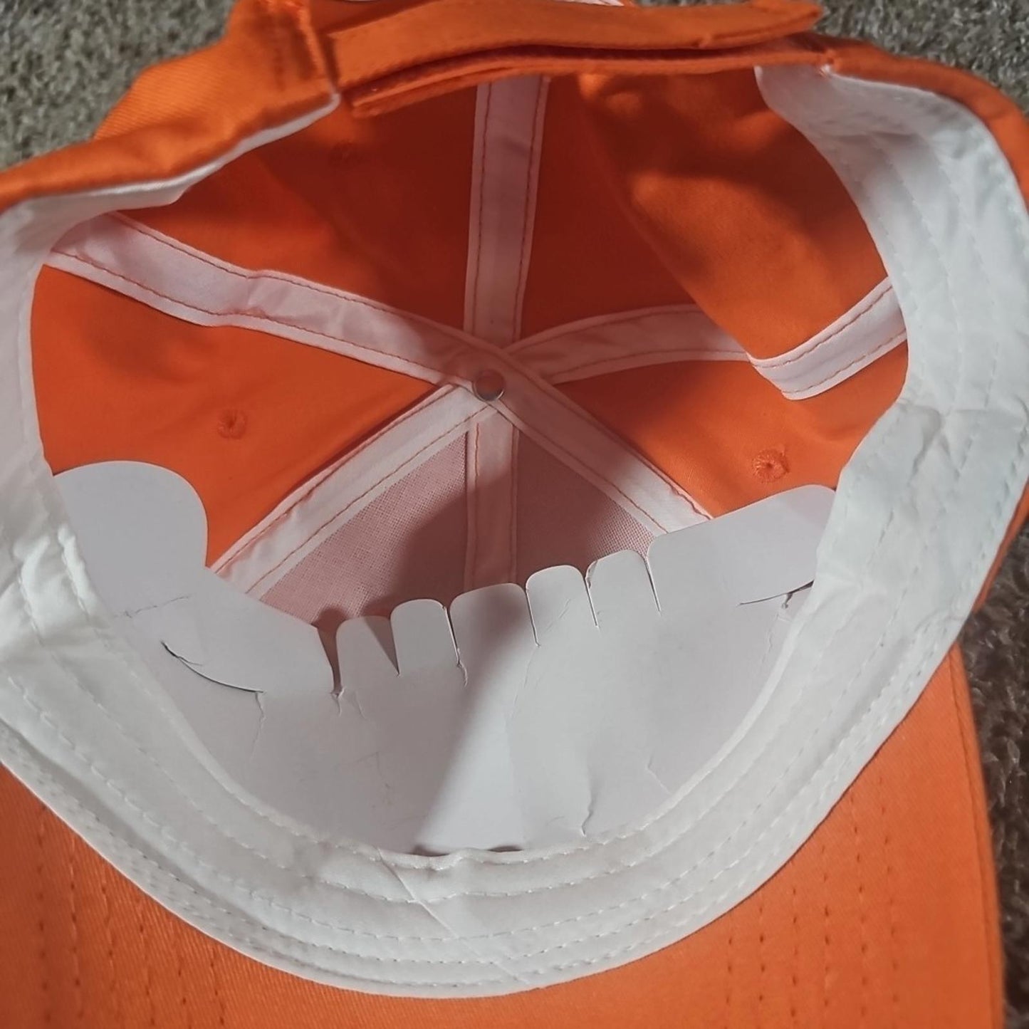 Infinity Orange Adjustable Cap Hat