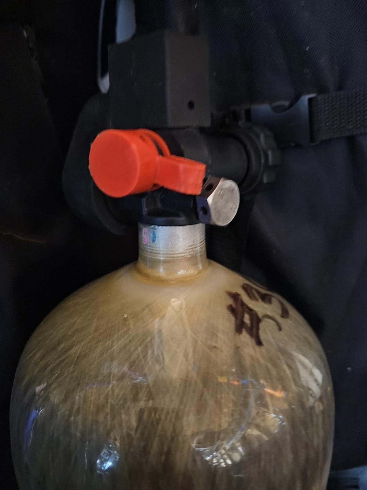 MSA Stealth L-30+ Luxfer 3000 PSI CarbonFiber Tank DECOMMISIONED FIRE DEPARTMENT