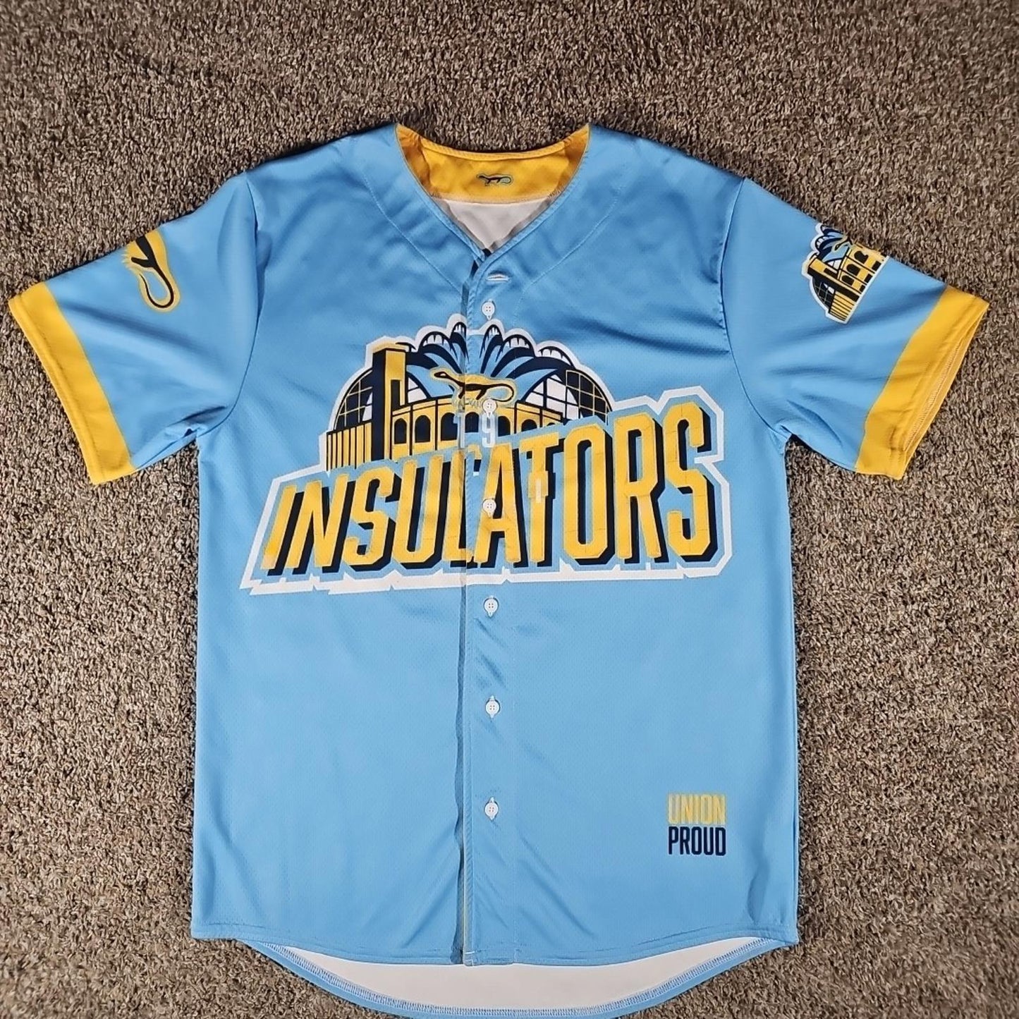 Heat & Frost Insulators Baseball Jersey L