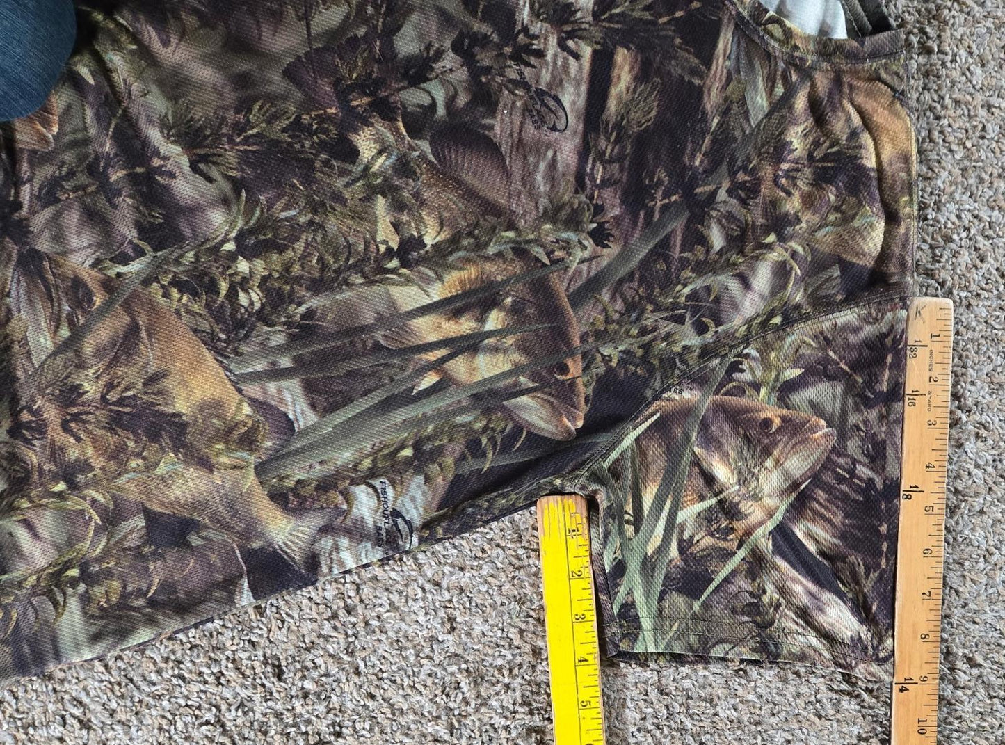Paramount Outdoors Fish Camo Jersey Shirt Medium