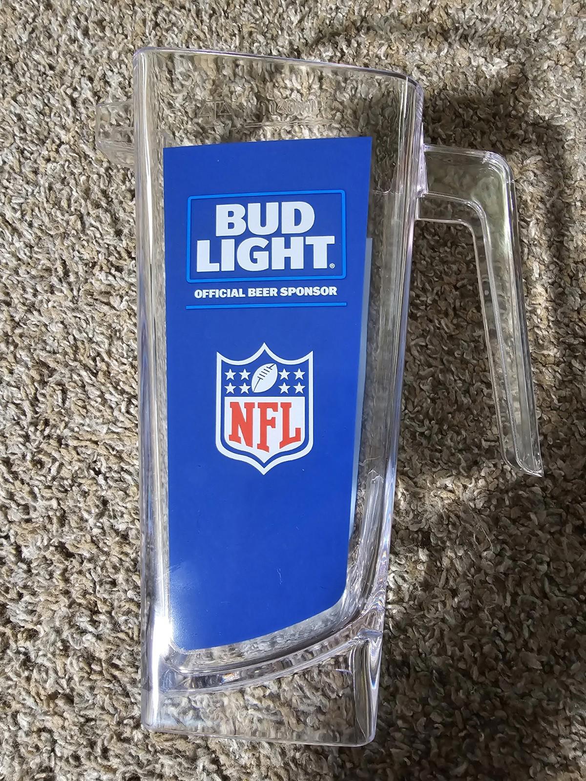 NFL Bud Light Official Pitcher Beer KURVE