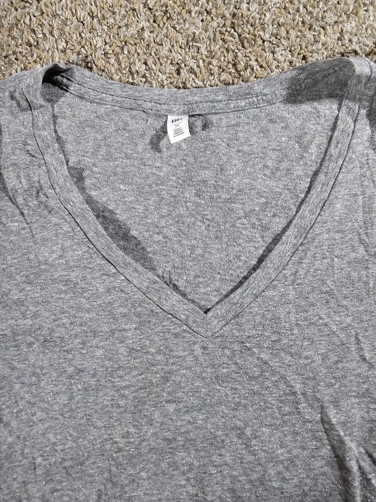 BP Gray Vneck Tshirt Medium