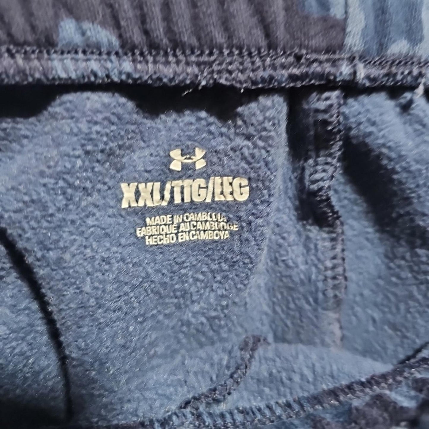 Under Armour XXL blue Camo Sweat Pants