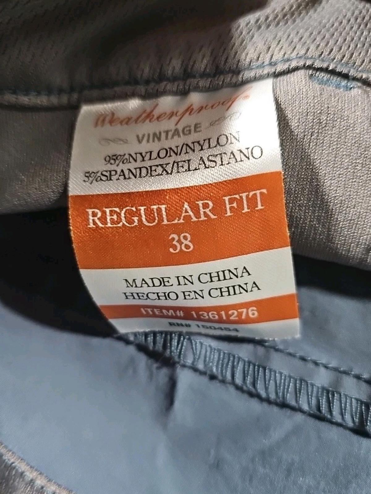 Weatherproof Regular Fit Sz 38 Blue Shorts