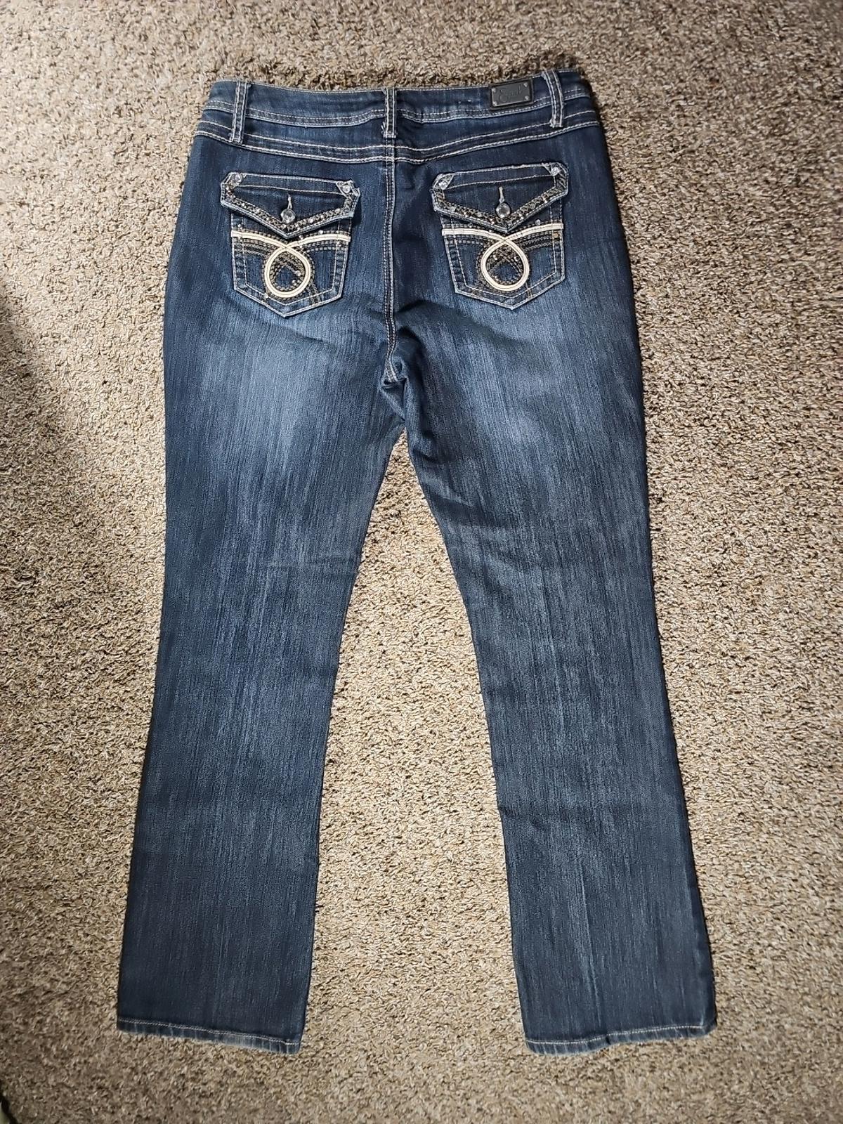 Earl Jean Sz 10 Flap Back Pockets