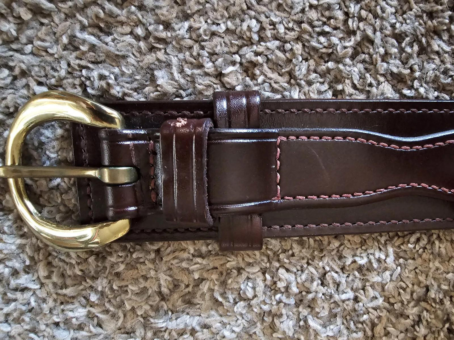 Don Hume B106 size 28 brown leather belt USA MADE