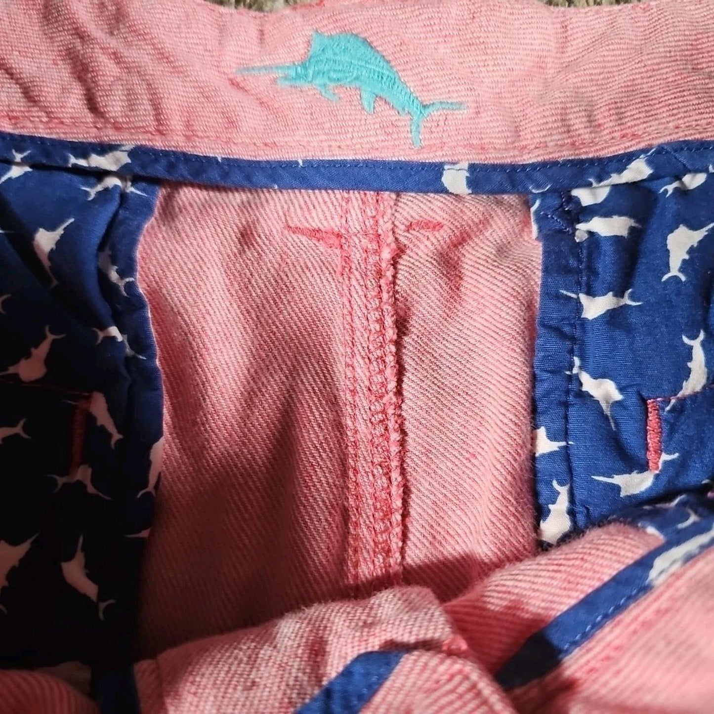 Tommy Bahama Sz 36 Pink Linen Shorts