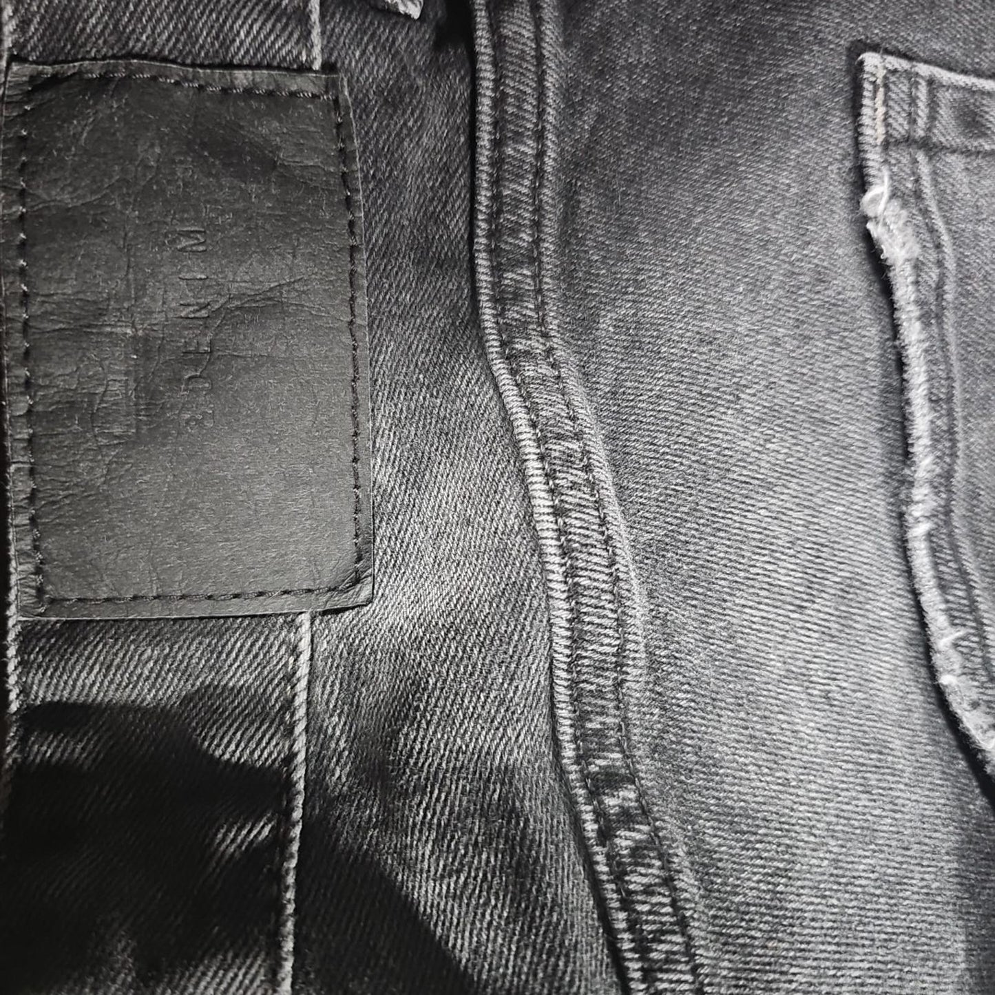 &Denim Sz 36 Slim Fit Shorts Black