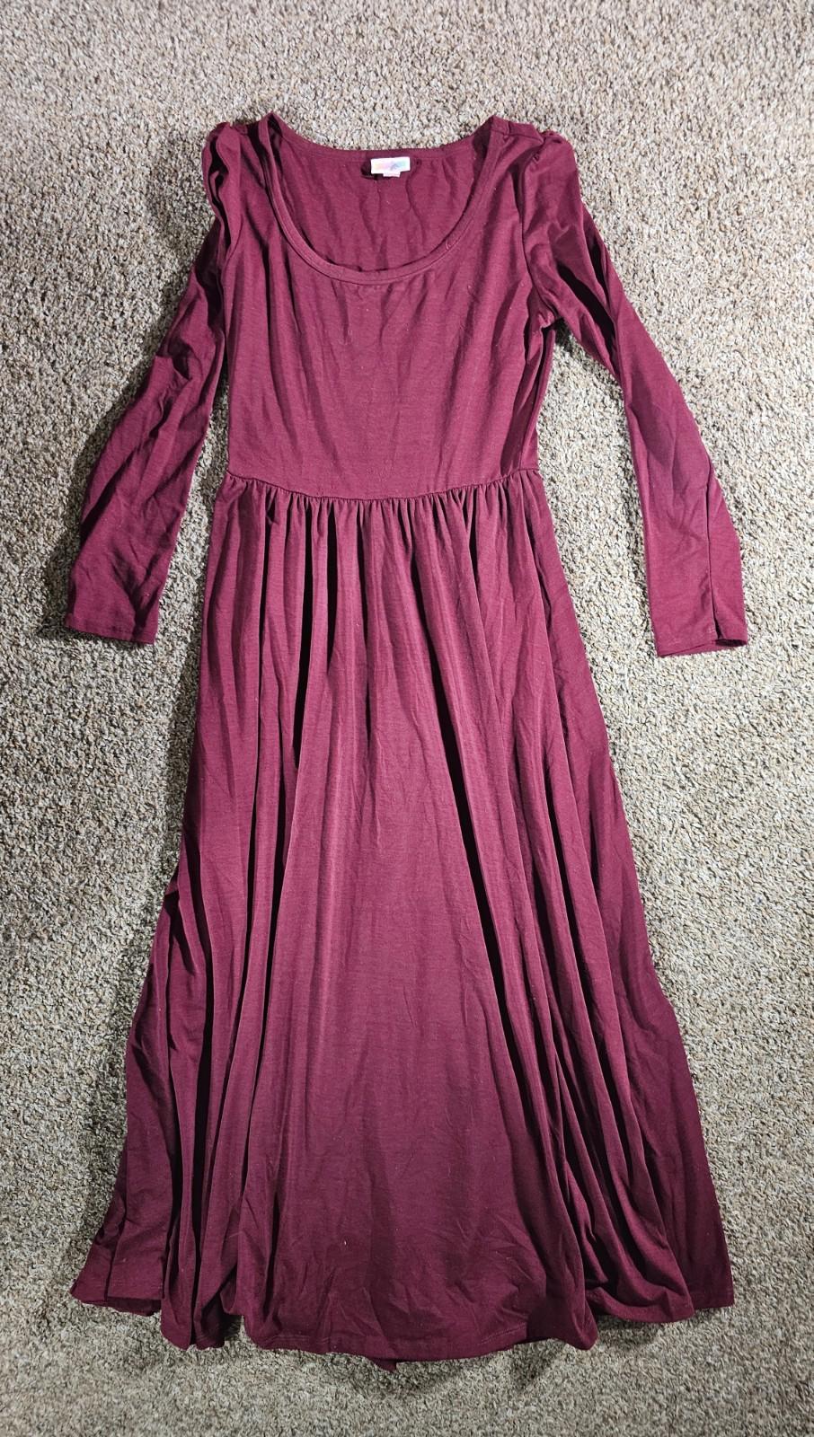 lularoe simply comfortable long dress Small