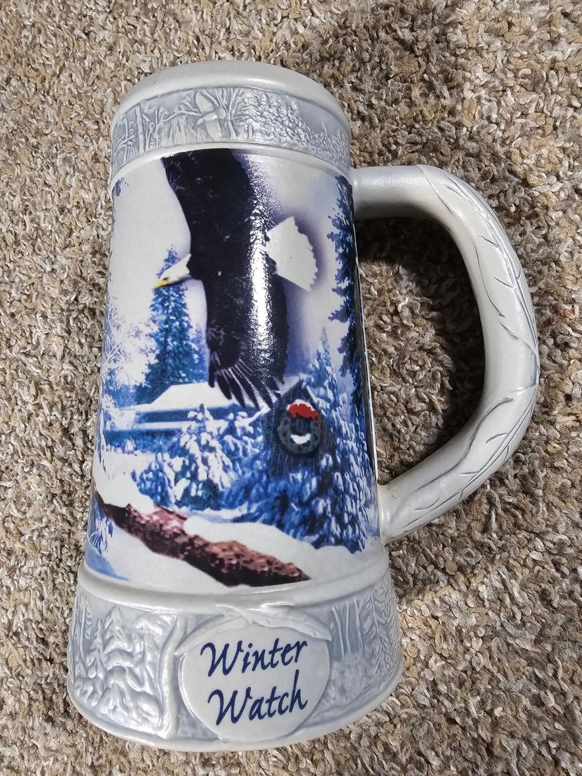 Miller Brewing Company 2000 Holiday Stein Winter Watch Beer Mug Stein