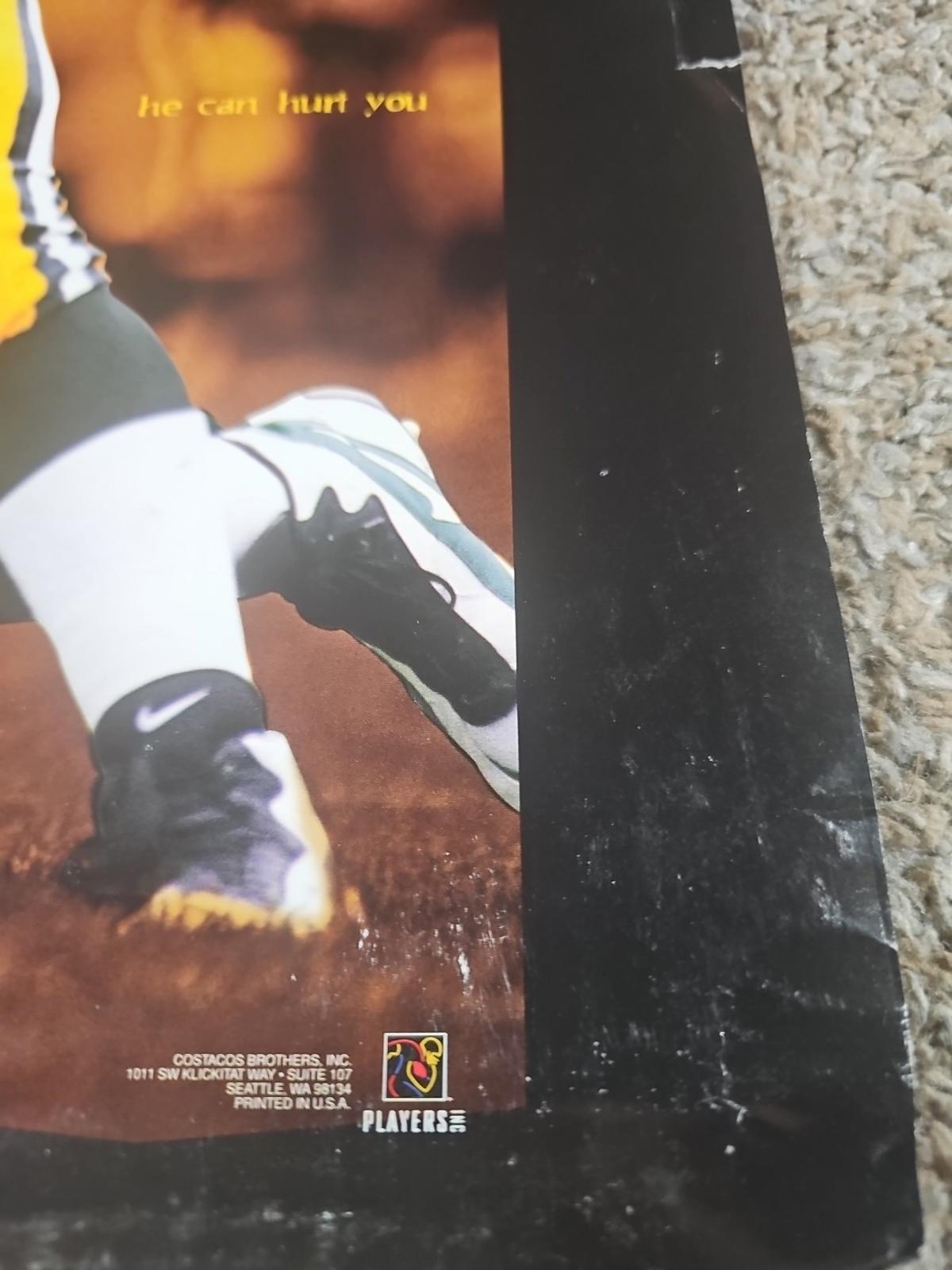 Reggie White Green Bay Packers Do I Hear Footsteps 16x20" Poster