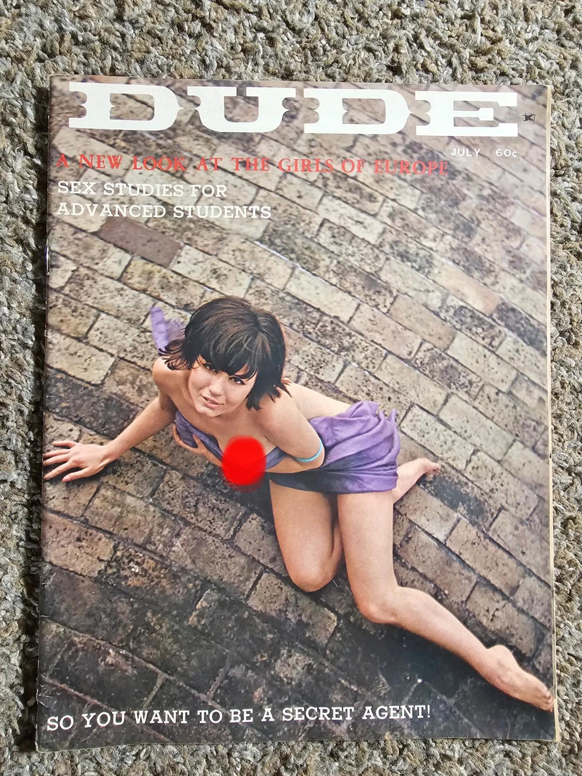 Dude Girls Of Europe July 1966 Pin Up Magazine