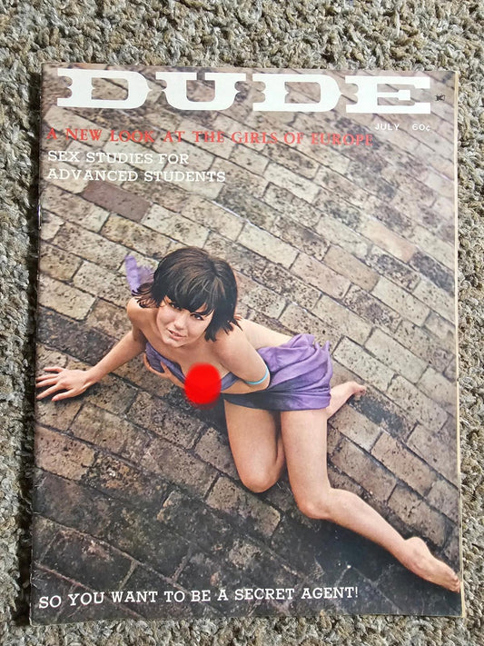 Dude Girls Of Europe July 1966 Pin Up Magazine
