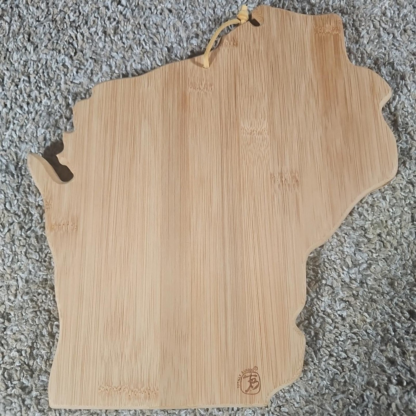 Totally Bamboo State Of WISCONSIN Cutting Board Wisconsin State Journal Madison