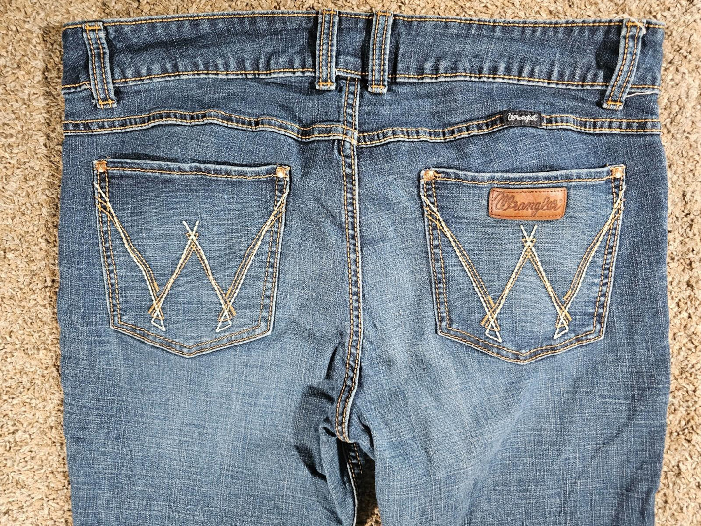 Wrangler Jeans Women's 15x32 Blue Boot Cut Western Cowgirl