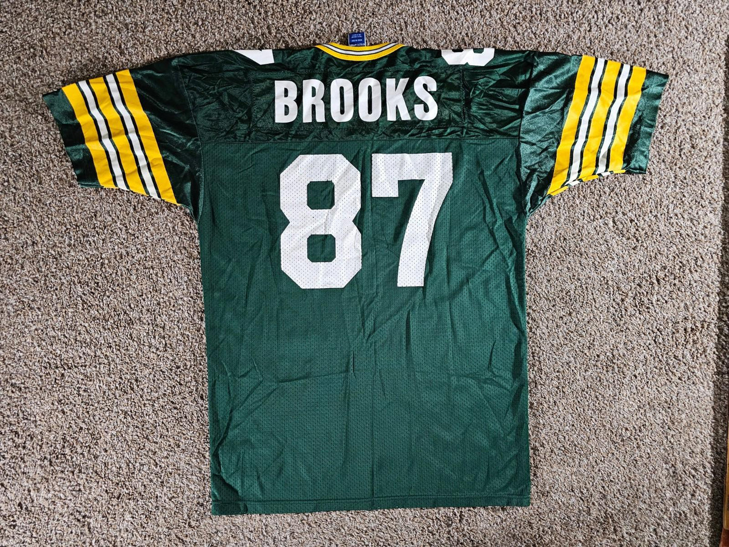 Green Bay Packers Robert Brooks #87 Champion Jersey Mens 48