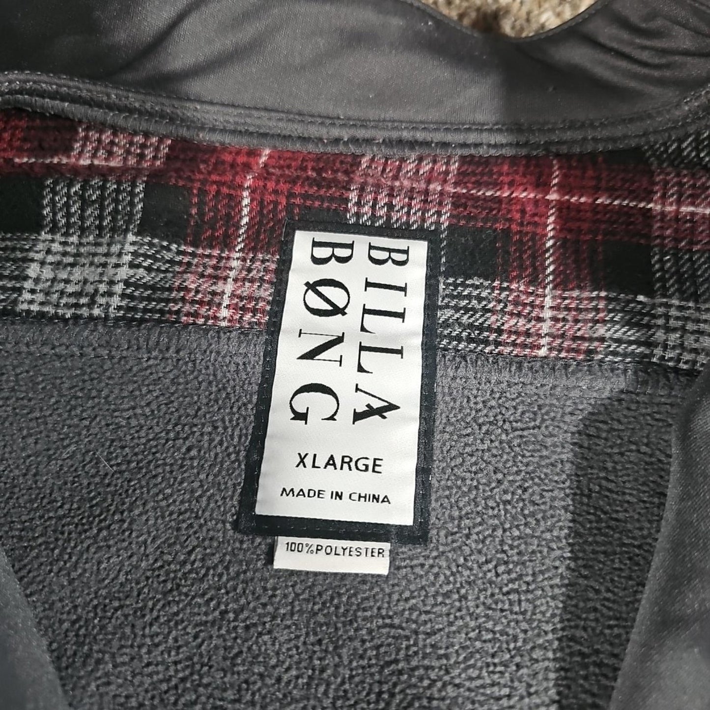 Billabong XL Fullzip Bomber Jacket