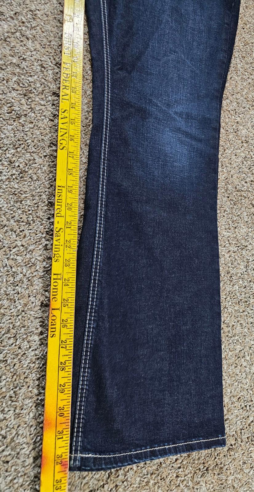 Silver Jeans SUKI Slim Boot Size 18x33L