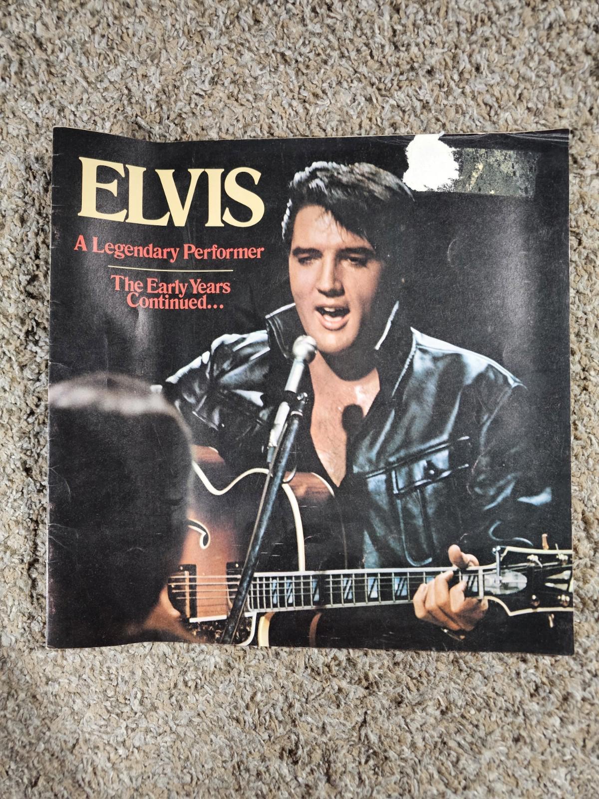 Elvis Presley - A Legendary Performer Booklet 1976 RCA 11.25" x 11.25"