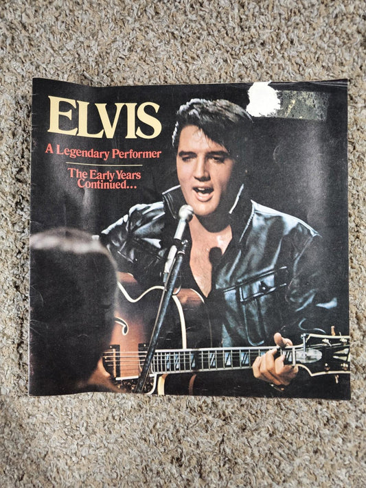 Elvis Presley - A Legendary Performer Booklet 1976 RCA 11.25" x 11.25"