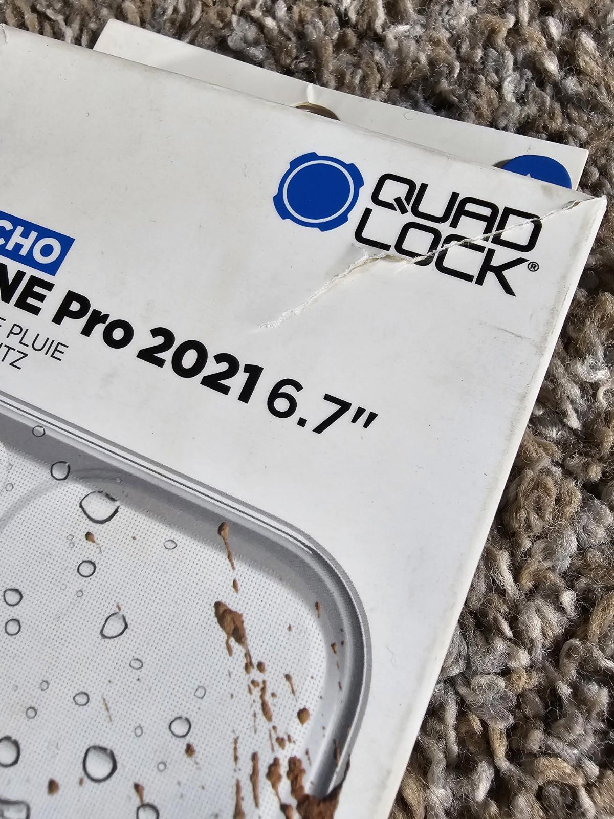 quad lock iPhone pro 2021 6.7" poncho NIB Old Stock
