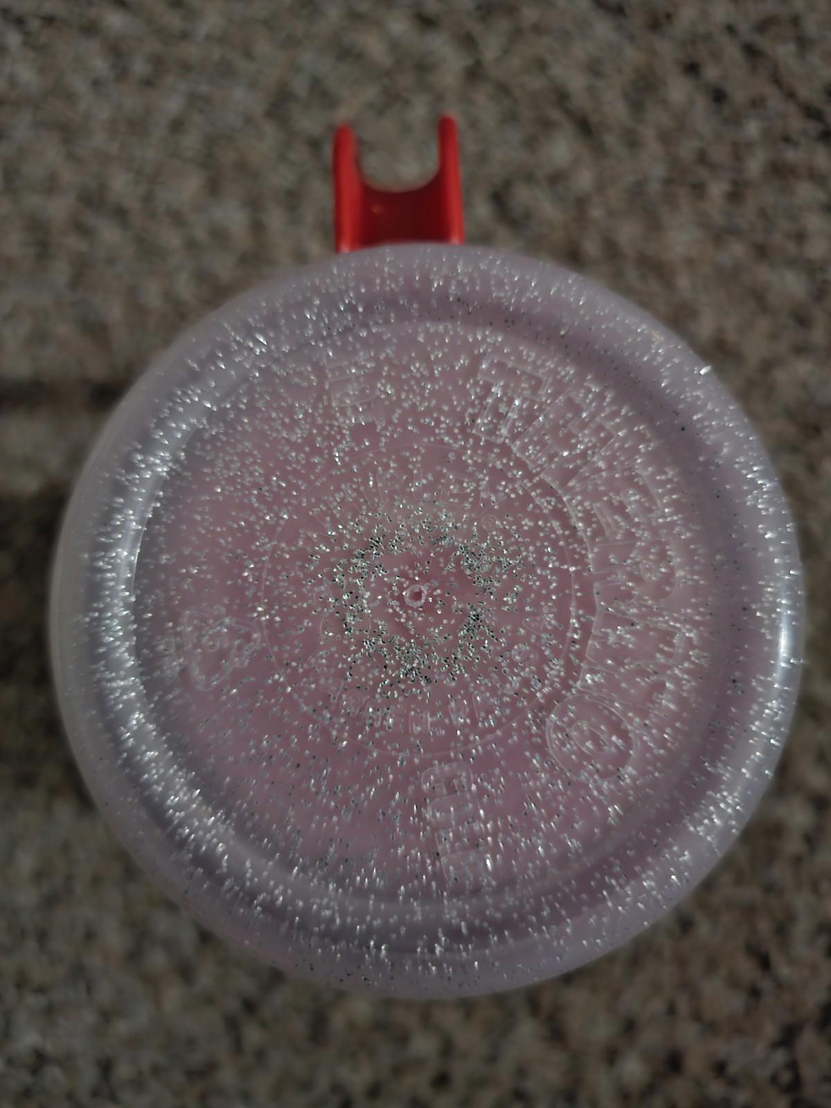 Vintage Wisconsin Badgers Glitter Whirley Thermo Travel Mug Country Kitchen Red