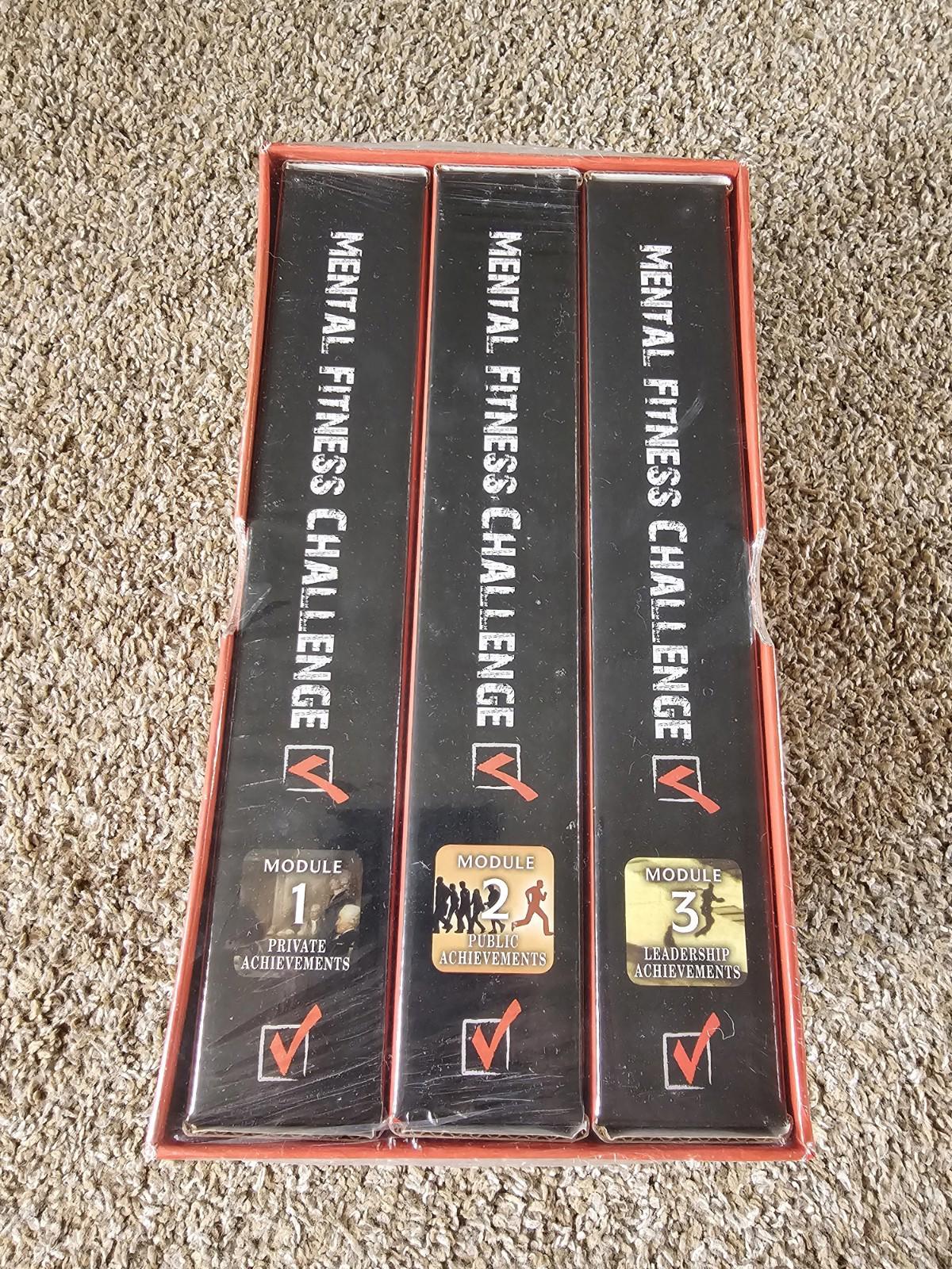 Mental Fitness Challenge BOOKS + CDs Life Goals Mindset Achievements Leadership