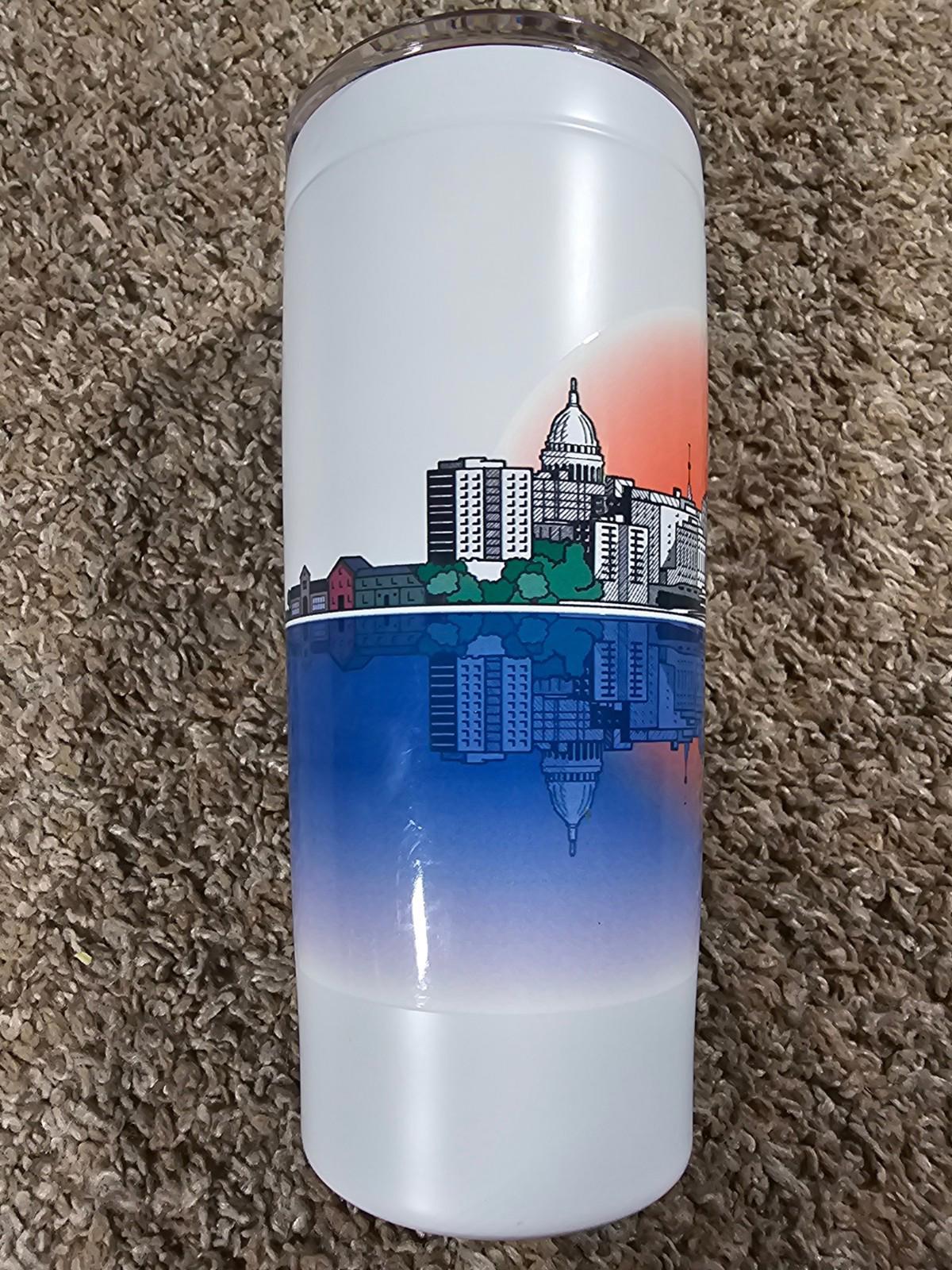 Madison WI Skyline Coffee Mug Traveling Tumbler