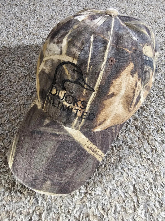 Ducks Unlimited Grass Camo Strapback Hat