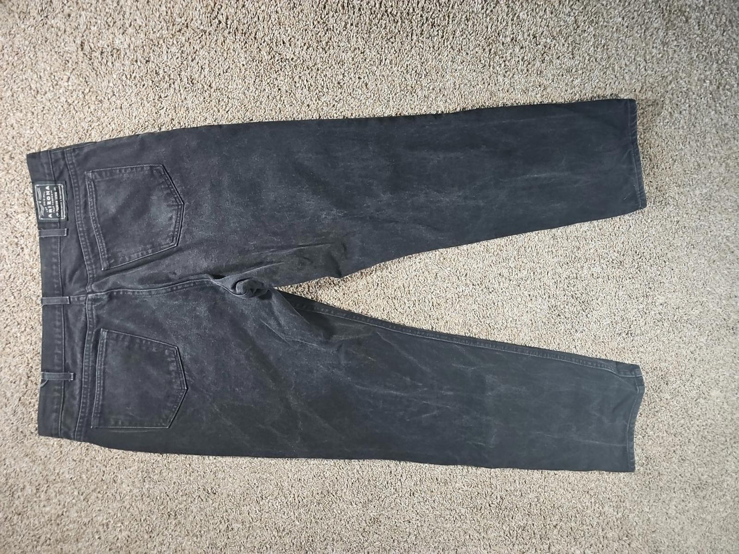 Arizona Premium Denim Relaxed Black Jeans Approx 40x32