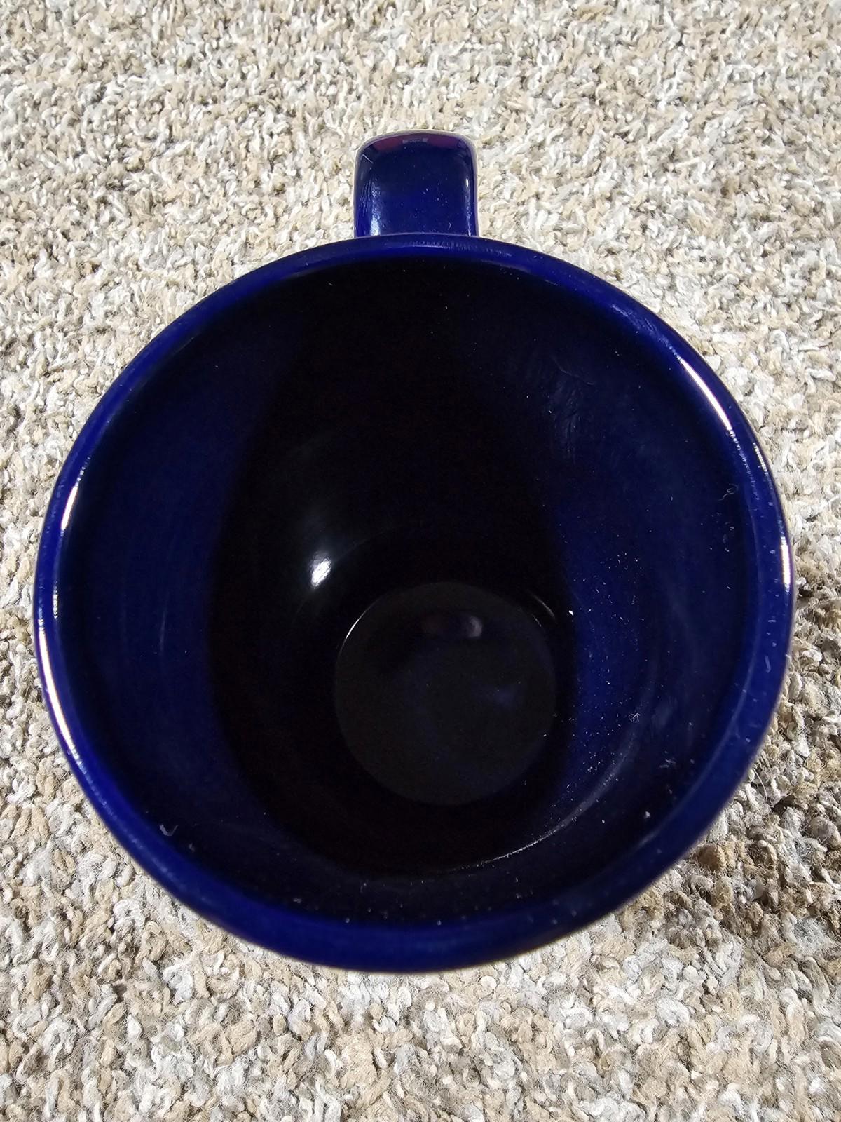 blue Herbalife coffee mug