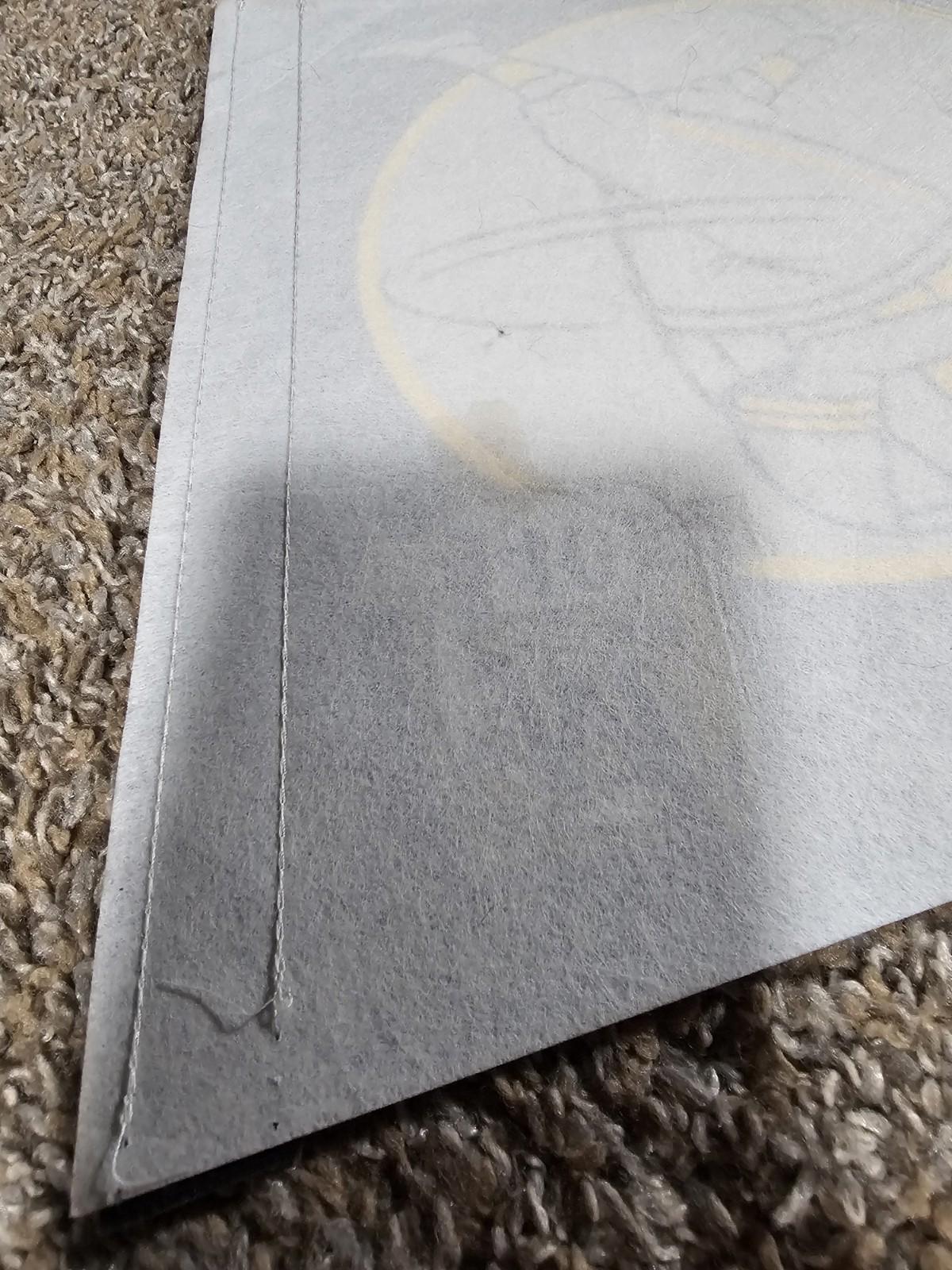 2010 Blue Milwaukee Brewers Barrelman Pennant Sentry - creases