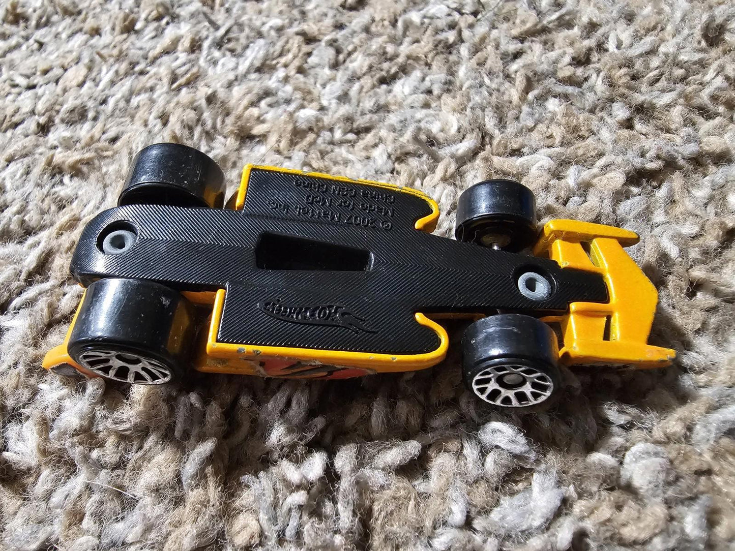 Hot Wheels McDonalds RACE Car Red Yellow Car 1/64 Scale Die cast