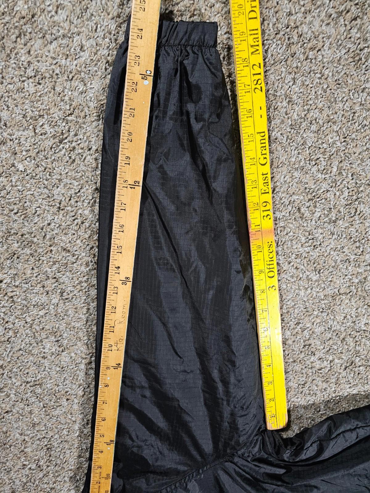 Dickies Jacket Small Black Nylon Ripstop Fleece Lined Hooded