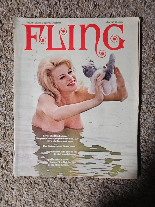 May 1967 FLING Mans Favorite Pastime Magazine
